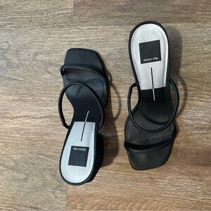 Dolce Vita Black Strappy Heels